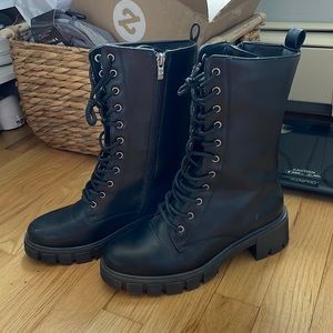 Black Combat Boots